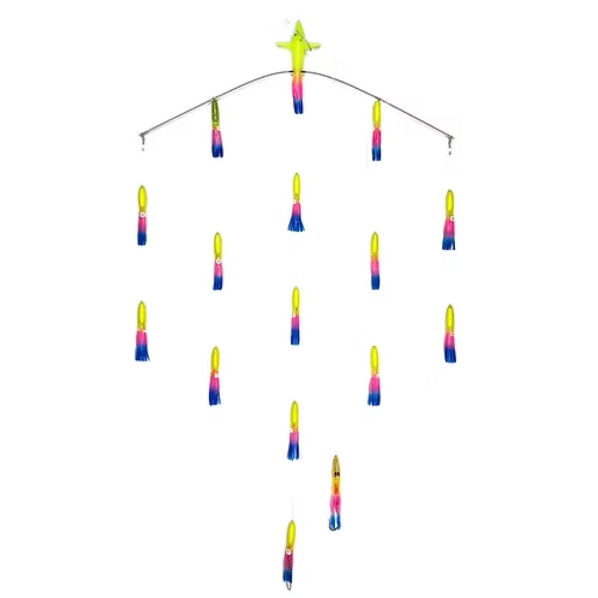 Fishing Tackle Bulb Squid Tracker Bars for Offshore Spreading