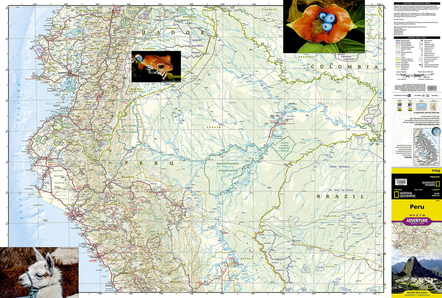 Peru Map (National Geographic Adventure Map, 3404)