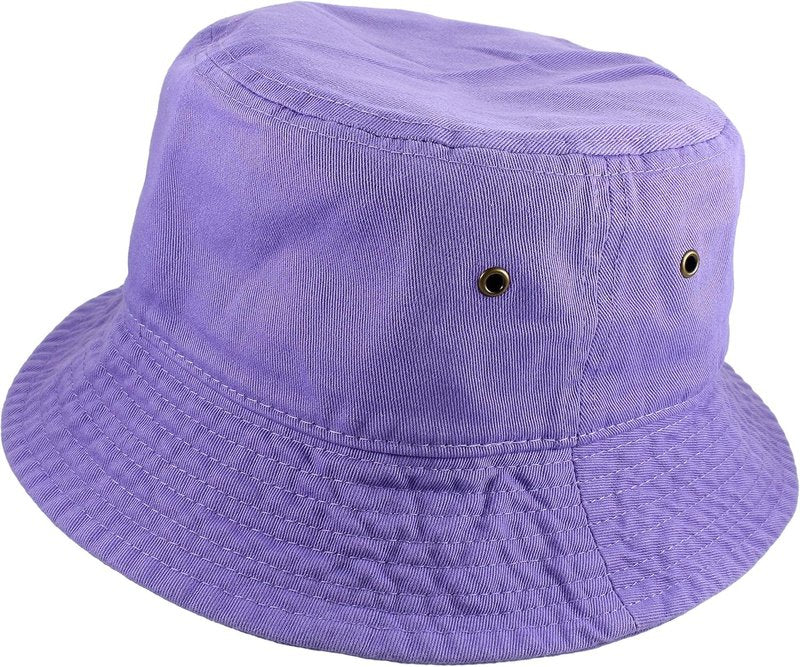 100% Cotton Bucket Hat for Men & Women | Packable Travel Summer Beach Hat