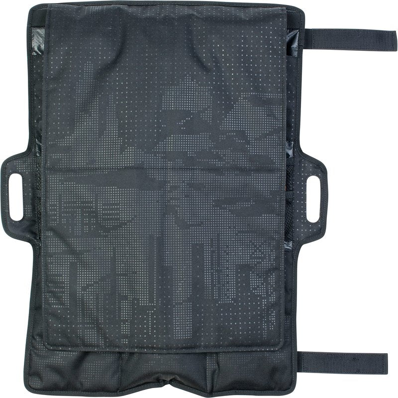 EVOC GEAR WRAP transport bag for tools and e-bike batteries (roll-up bag, well thought-out subdivision, padded compartment for batteries, secure transport of equipment, Size: L), Black