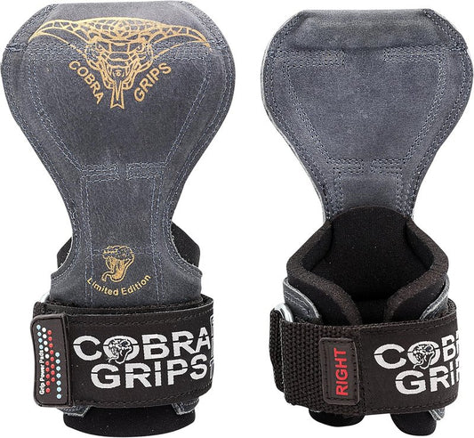 Cobra Grips Weight Lifting Gloves - Adjustable Neoprene Wrist Wraps for Deadlifts | Heavy Duty Support