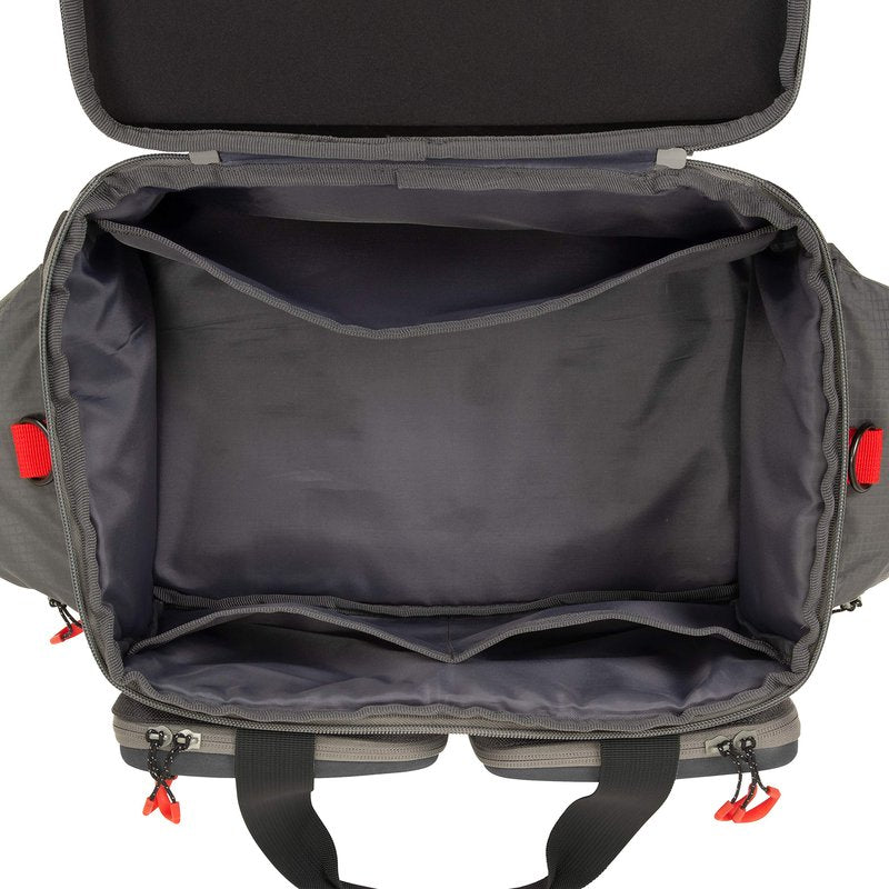 Allen Company Competitor Gun Range Bag - Premium Molded Design - Lockable - Included Internal Tote, Choke Tube Loops, and Fold-Up Gun Mat - 16.6" L x 9" W x 11.8" H - Gray