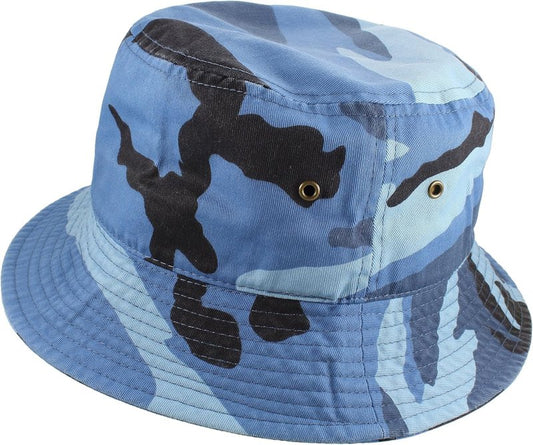 Solid Color 100% Cotton Bucket Hat for Men & Women - Packable Travel Summer Beach Hat