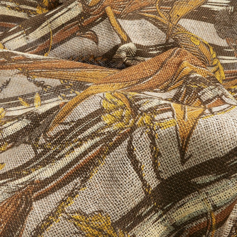 Allen Company Vanish Camo Burlap, Glare-Free Hunting Blind Material, 12' L x 54" W, Natural & Grain Belt