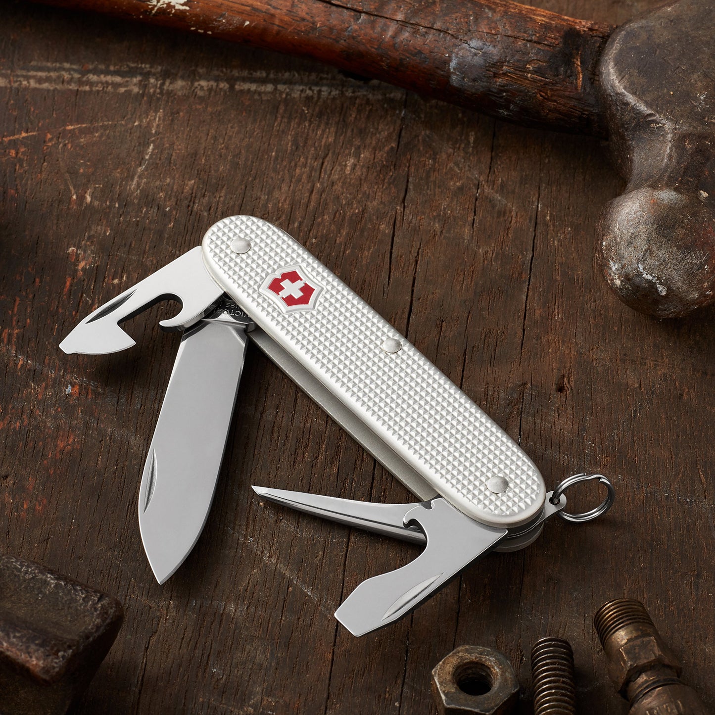 Victorinox Swiss Army Pioneer Pocket Knife, 91mm