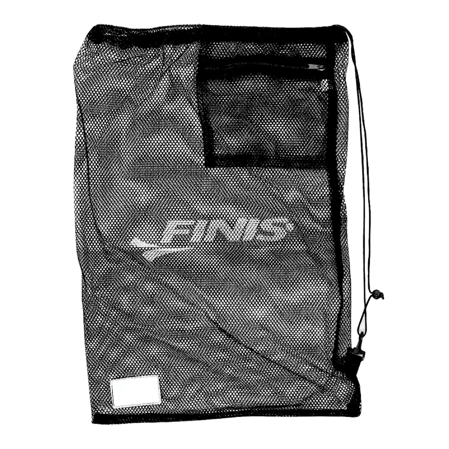 FINIS Mesh Gear Bag - Mesh Swim Bag for Swim Gear and Accessories - Pool Bag to Hold Goggles, Swim Fins, and Snorkels - Black