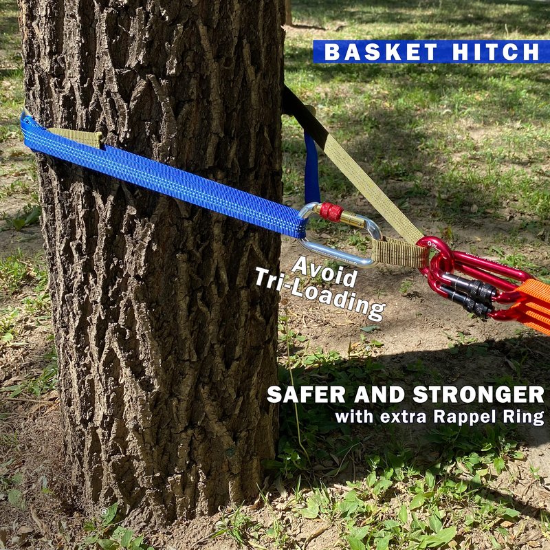 GM CLIMBING 1 inch Nylon Tubular Webbing Tape CE UIAA Certified 4000lb Heavy Duty for Climbing Rescue Rope Works Survival Outdoor General Purposes 1" x 30Ft / 10 Yards Orange