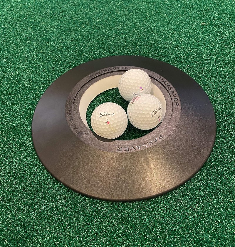 3Ring Putt Trainer Plus Tray - Golf Hole Reducer - Indoor and Outdoor Putting Aid Golf Accessory - Pressure Putt Trainer (3Ring Training Aid + Tray)