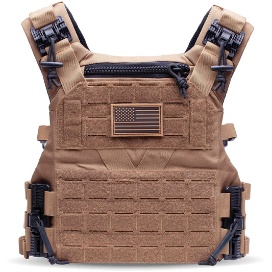 Tacticon Vest Elite | Combat Veteran Owned Company | Tactical Vest for Men | Lightweight Adjustable 500D Vests with Laser Cut MOLLE