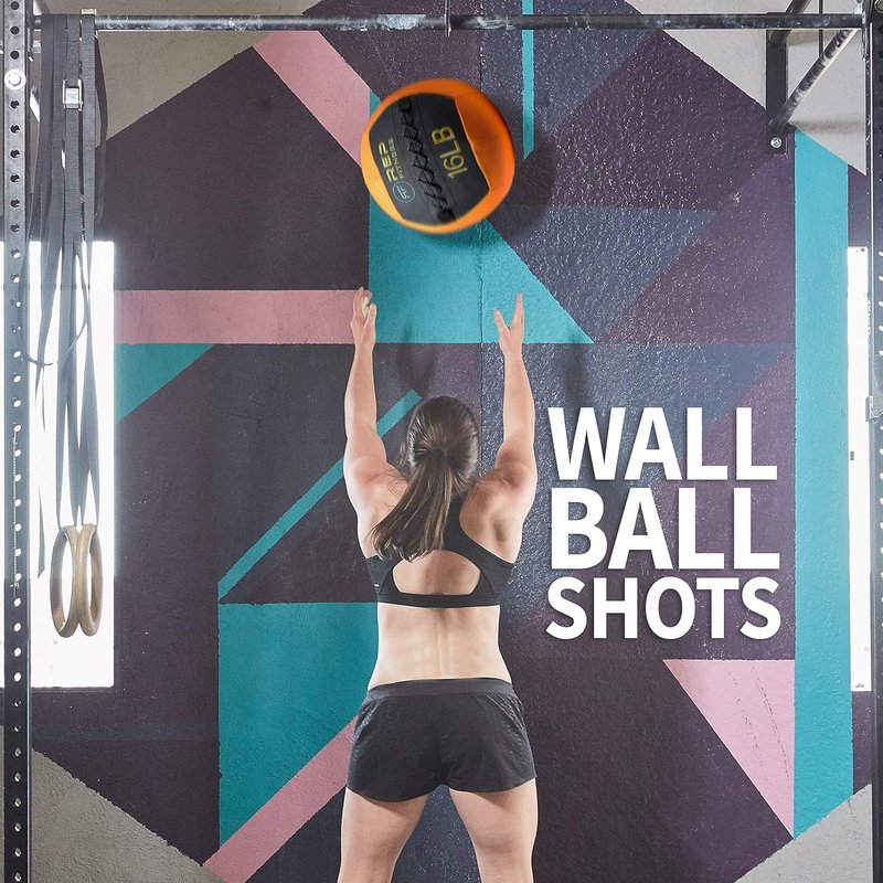 Weighted Slam Balls for Home Gym Fitness - 5-30 lb Soft Textured Medicine Balls for Strength & Core Training