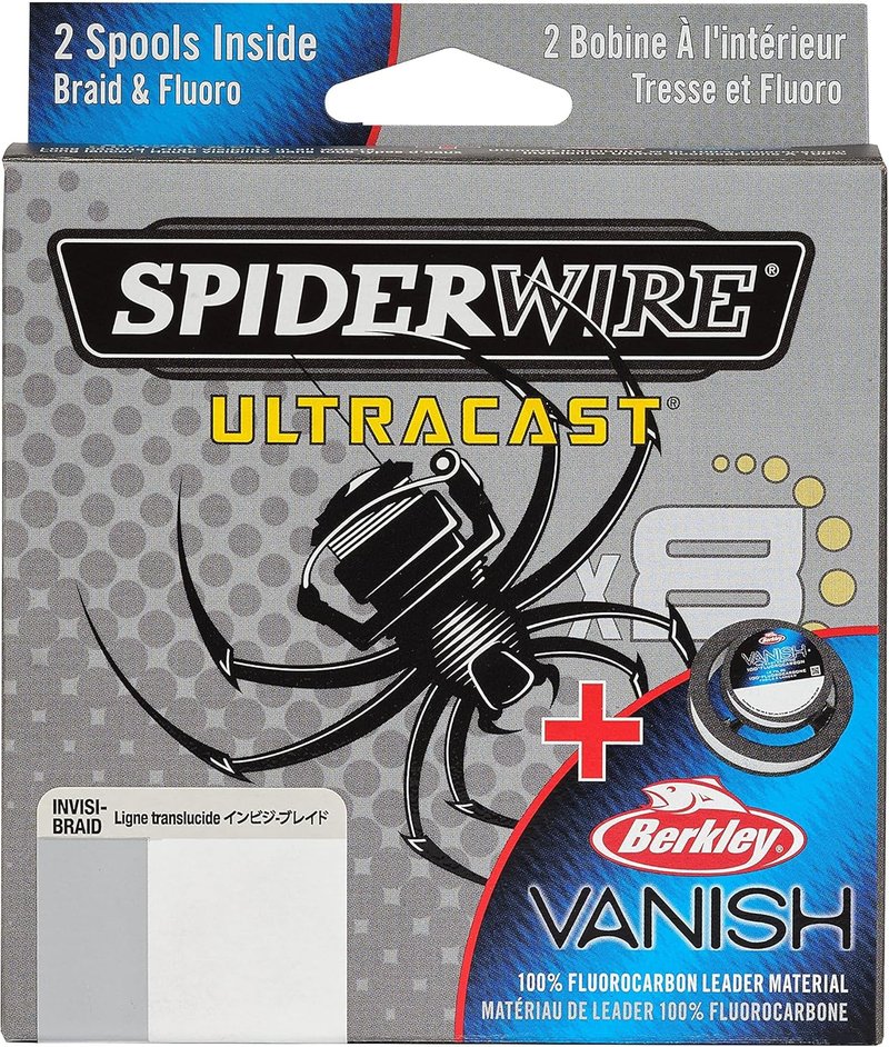 UltraCast Braided Fishing Line - High Strength & Sensitivity | 150 Yards, Clear