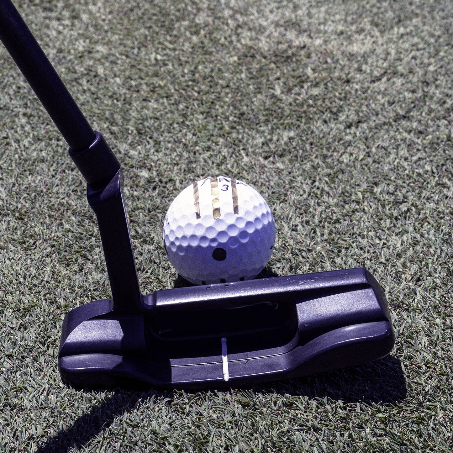 VISUALIZE Tri-Line Connect Golf Ball Line Marker Tool Kit, 3 Alignment Stencils with Marker Pen, 3-Line Putting Alignment Aid and Golf Training Accessory