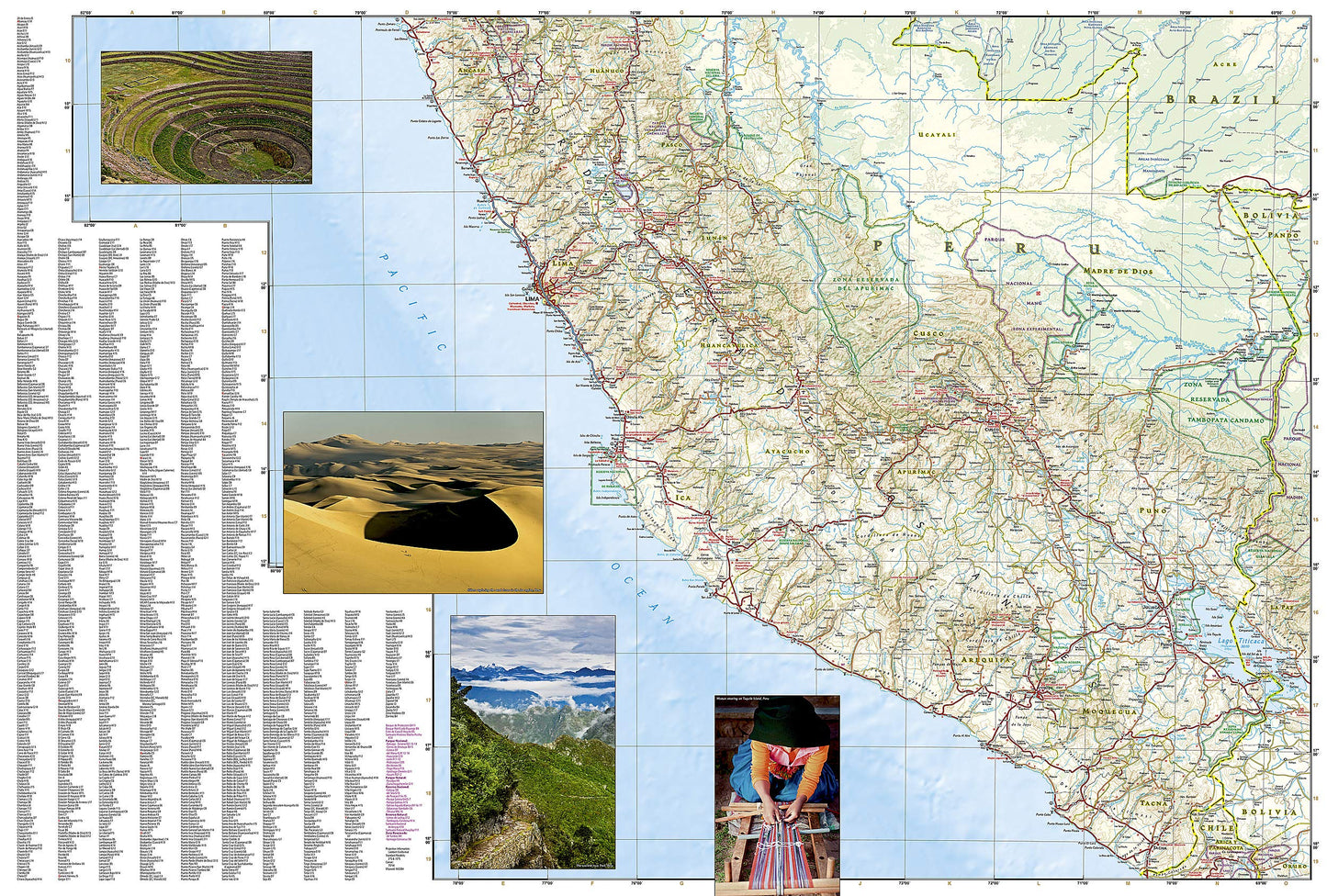 Peru Map (National Geographic Adventure Map, 3404)