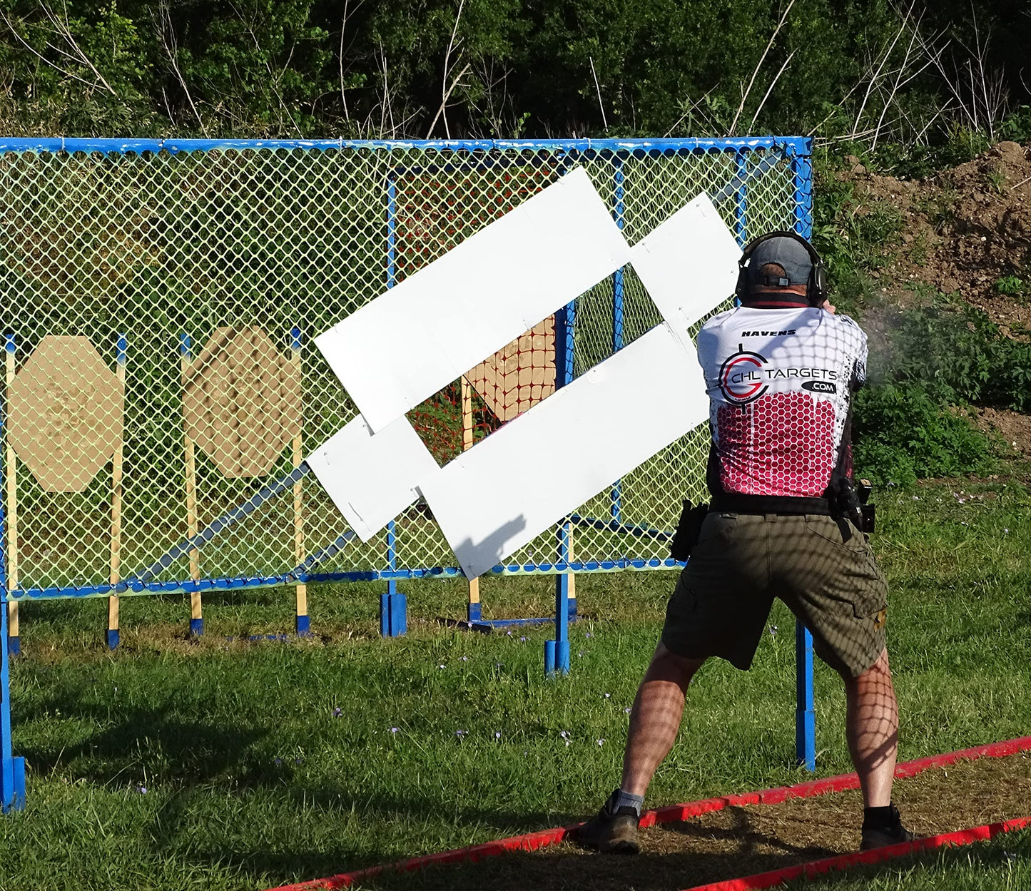 20 Official USPSA Cardboard Shooting Targets, Full Size Cardboard USPSA Targets, Competition Torso Targe, Shooting Range, Rifles, Handguns, & Shotguns (Cardboard, 20)