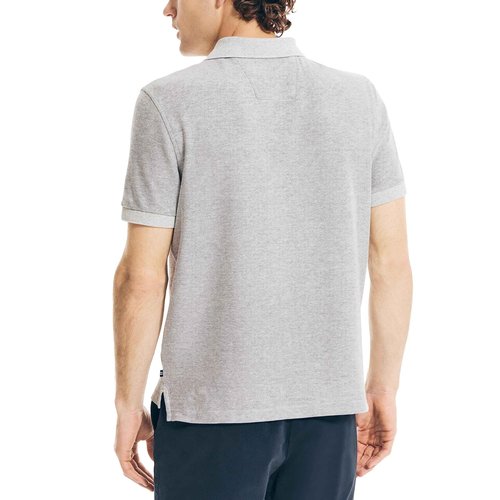 Nautica Men's Stainably Crafted Classic Fit Performance Deck Polo, Grey Heather, XXLarge