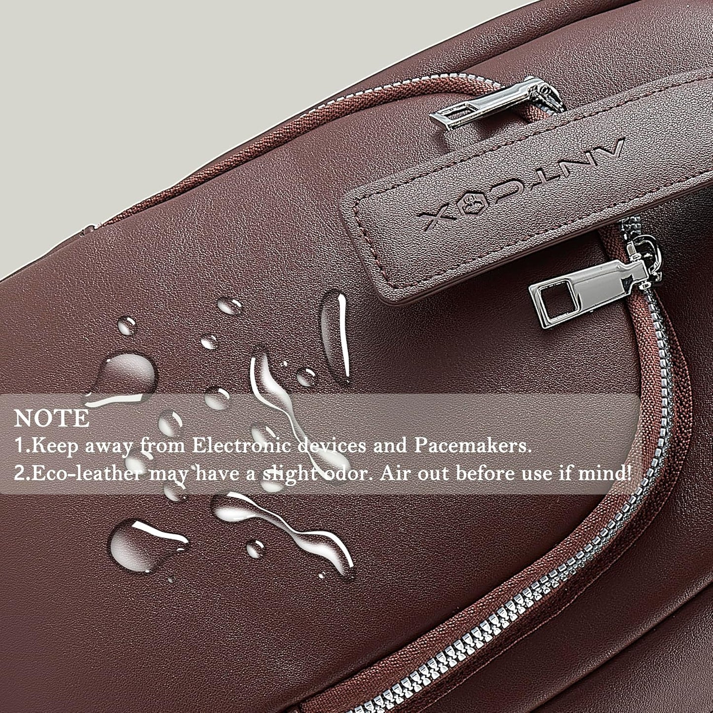 Sling Bag for Men & Women - Magnetic Closure EDC Crossbody Bag | Concealed Carry with Holster (Dark Brown)
