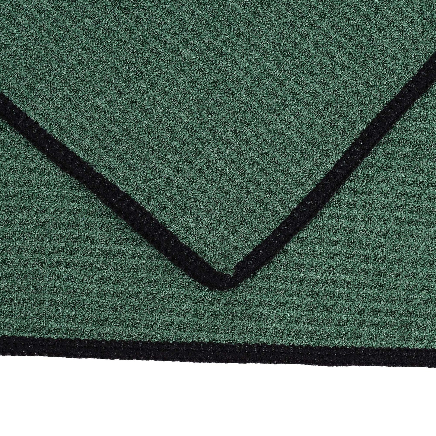 Mile High Life | Pro Tour Caddy Towel | 17” x 40” with 8” Center Slit | Premium Microfiber Waffle Texture (Green)