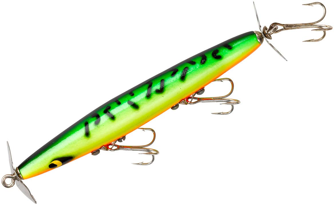 Twin Prop Topwater Fishing Lure for Bass and Pike - 4 1/2 Inch, Multiple Colors
