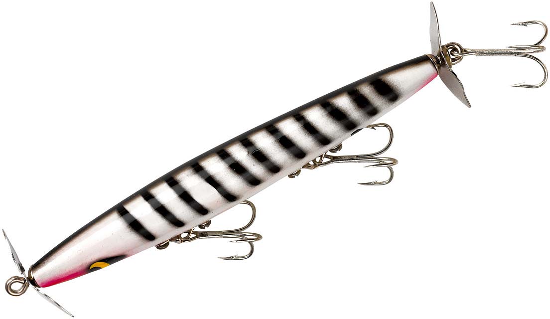 Twin Prop Topwater Fishing Lure for Bass and Pike - 4 1/2 Inch, Multiple Colors