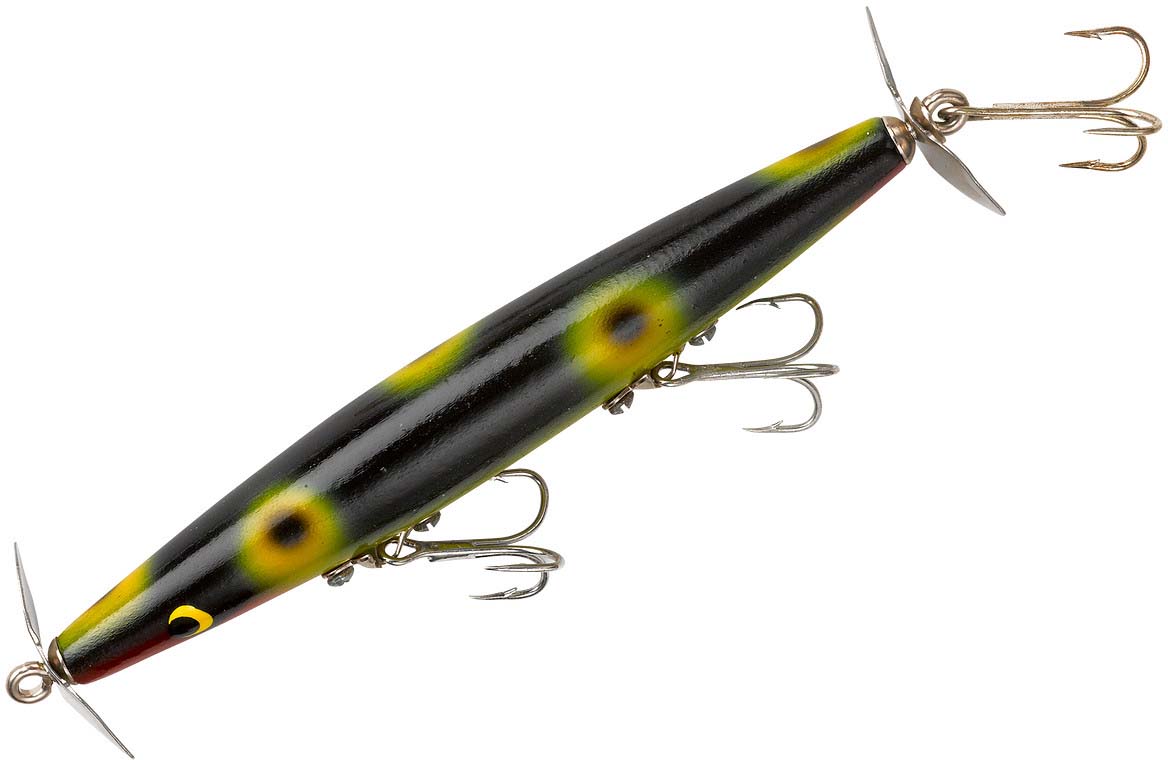 Twin Prop Topwater Fishing Lure for Bass and Pike - 4 1/2 Inch, Multiple Colors
