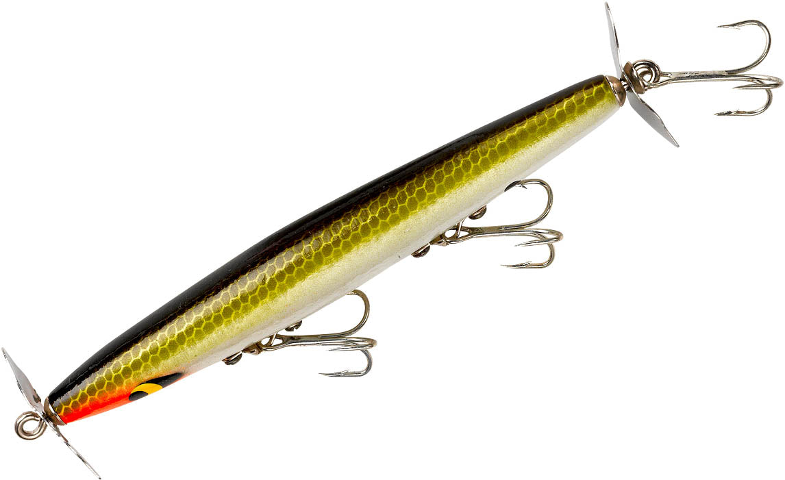 Twin Prop Topwater Fishing Lure for Bass and Pike - 4 1/2 Inch, Multiple Colors