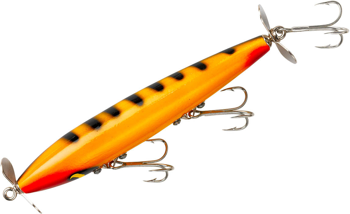 Twin Prop Topwater Fishing Lure for Bass and Pike - 4 1/2 Inch, Multiple Colors