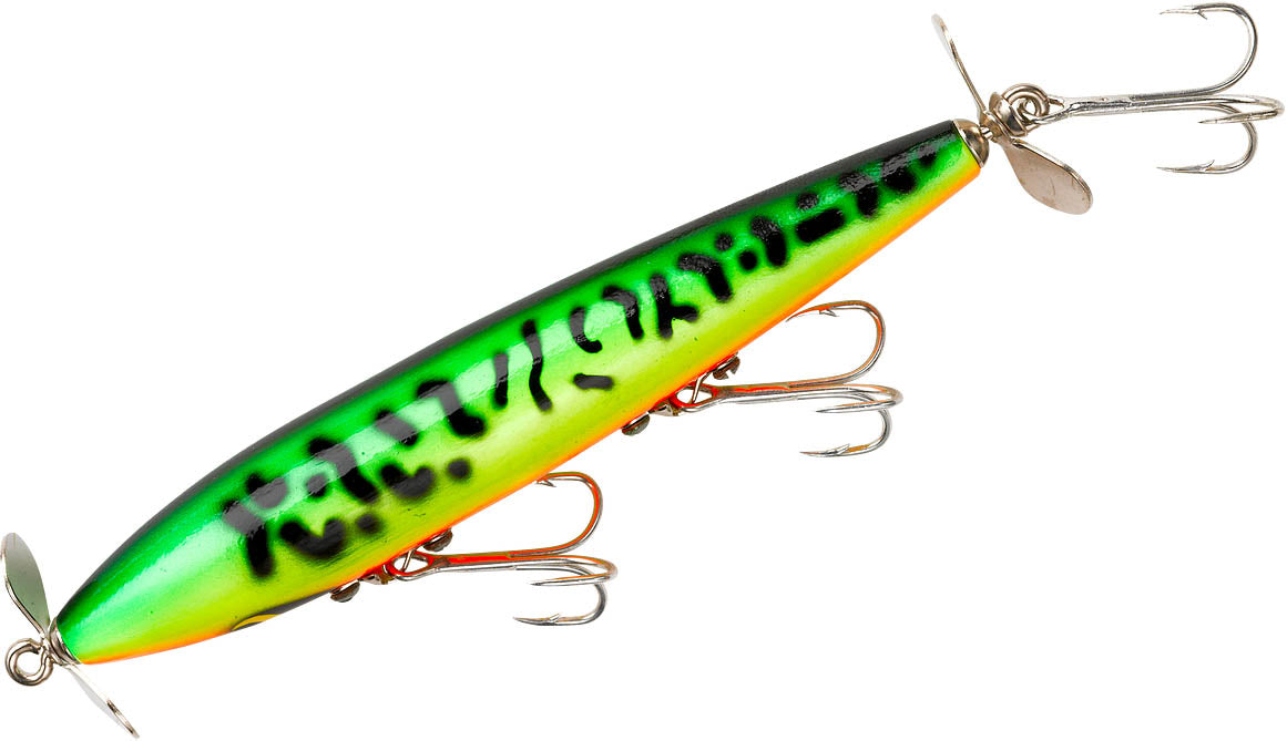 Twin Prop Topwater Fishing Lure for Bass and Pike - 4 1/2 Inch, Multiple Colors