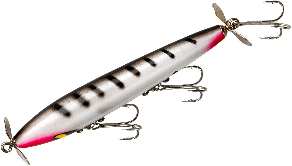 Twin Prop Topwater Fishing Lure for Bass and Pike - 4 1/2 Inch, Multiple Colors