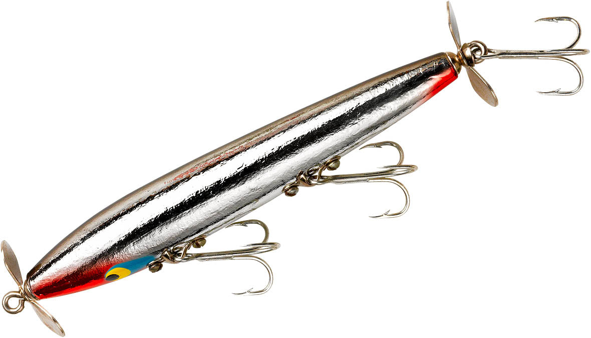Twin Prop Topwater Fishing Lure for Bass and Pike - 4 1/2 Inch, Multiple Colors