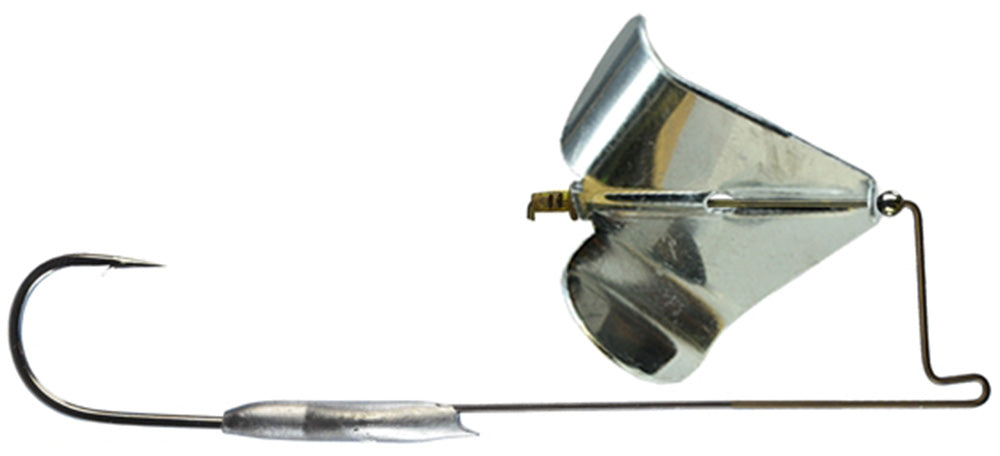 Bass Buzzbait with Large Blades for Skipping and Surface Fishing - Multiple Colors