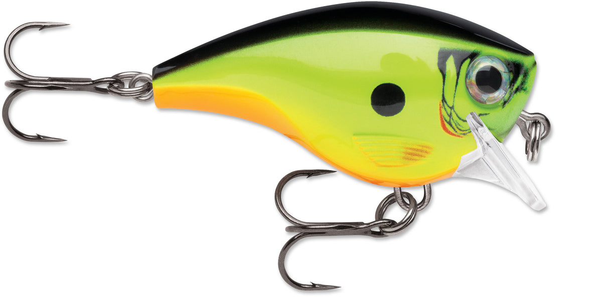 Shallow Squarebill Crankbait for Bass Fishing - 2 Inch, 3/8 Ounce, Multiple Colors