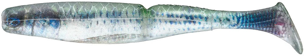 3.75-Inch Segmented Paddle Tail Swimbait for Freshwater & Saltwater Fishing