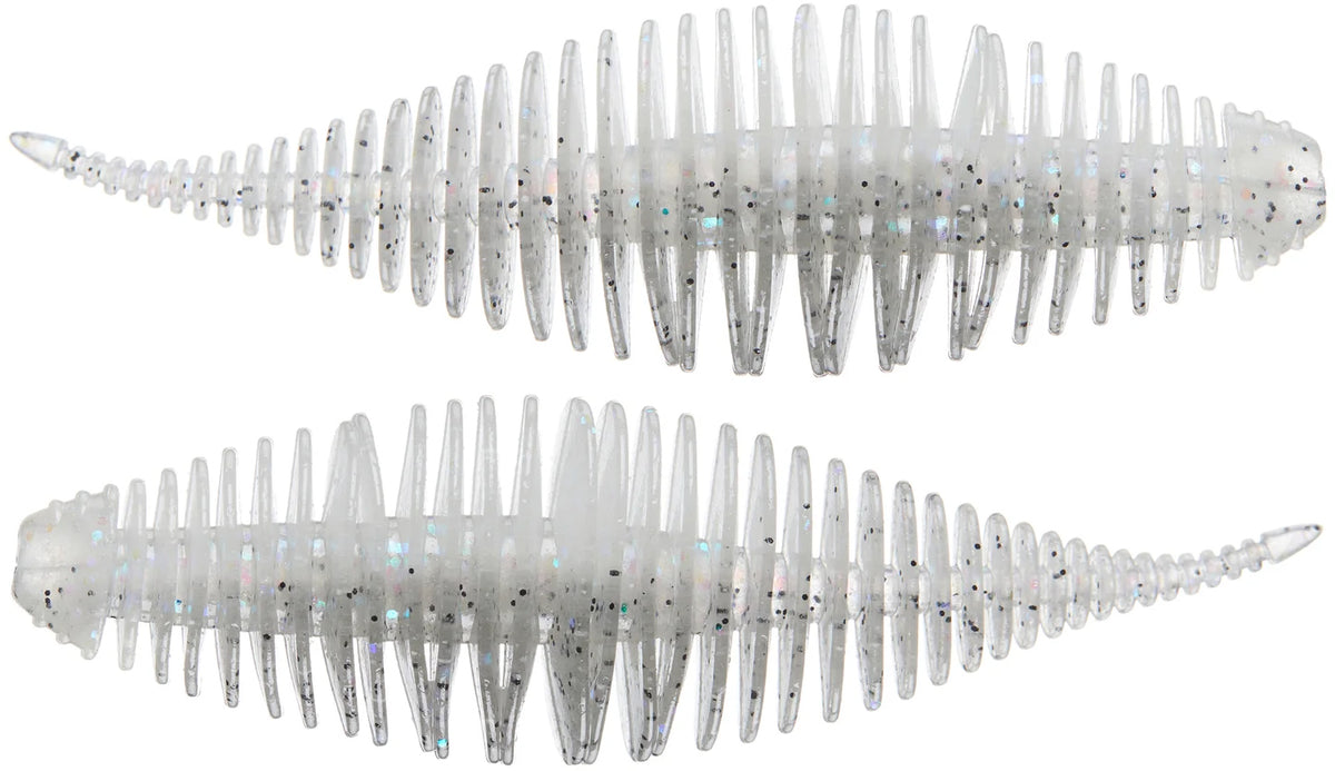 Fishing Soft Plastic Bait 3.8 Inch Bellows Shad for Jigs & Trailers