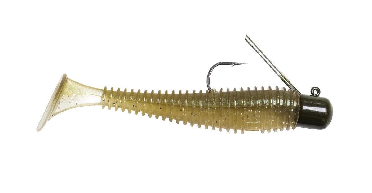 Pre-Rigged 3 Inch Paddle Tail Swimbait for Fishing - Multi-Color Options