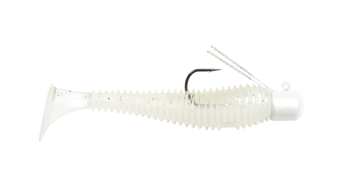 Pre-Rigged 3 Inch Paddle Tail Swimbait for Fishing - Multi-Color Options