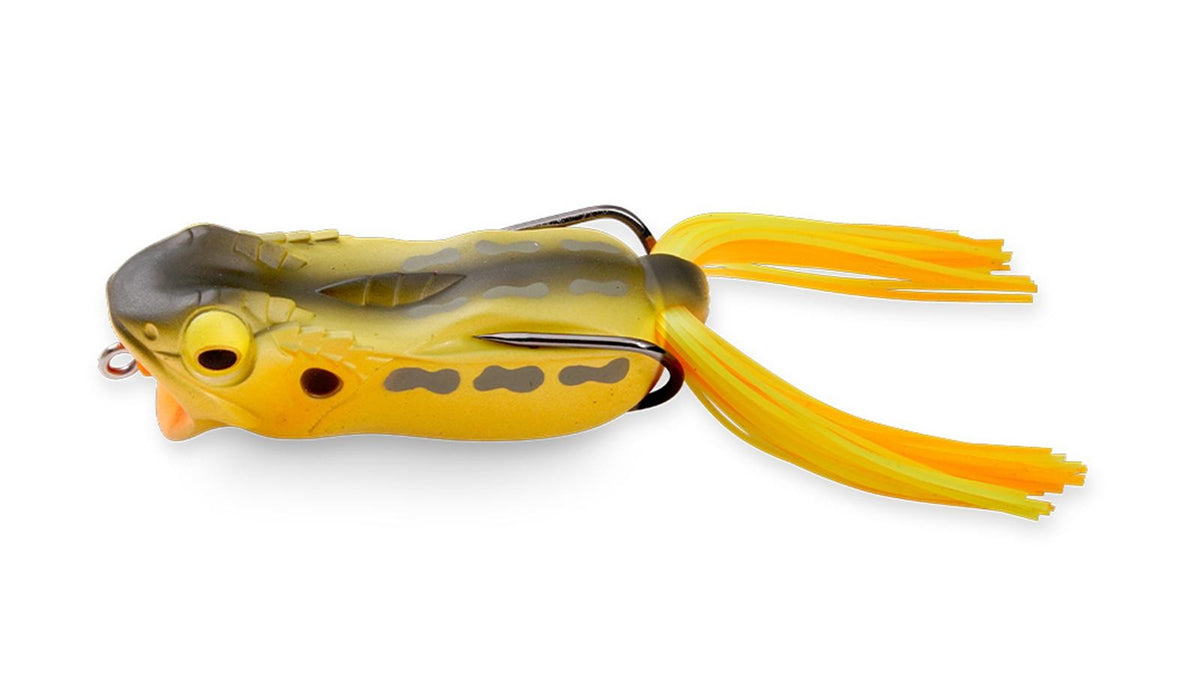 Topwater Frog Lure for Bass Fishing - 2 Inch Hollow Body Soft Plastic