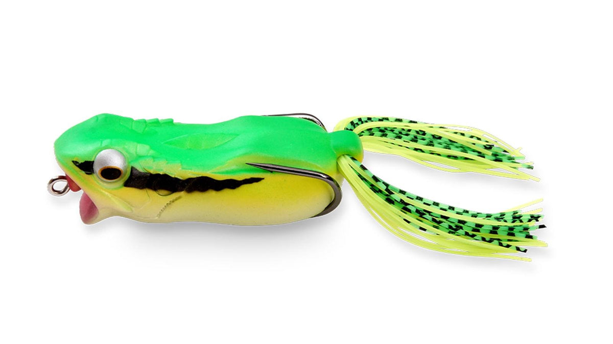Topwater Frog Lure for Bass Fishing - 2 Inch Hollow Body Soft Plastic