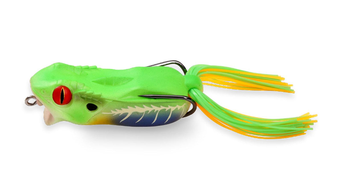 Topwater Frog Lure for Bass Fishing - 2 Inch Hollow Body Soft Plastic