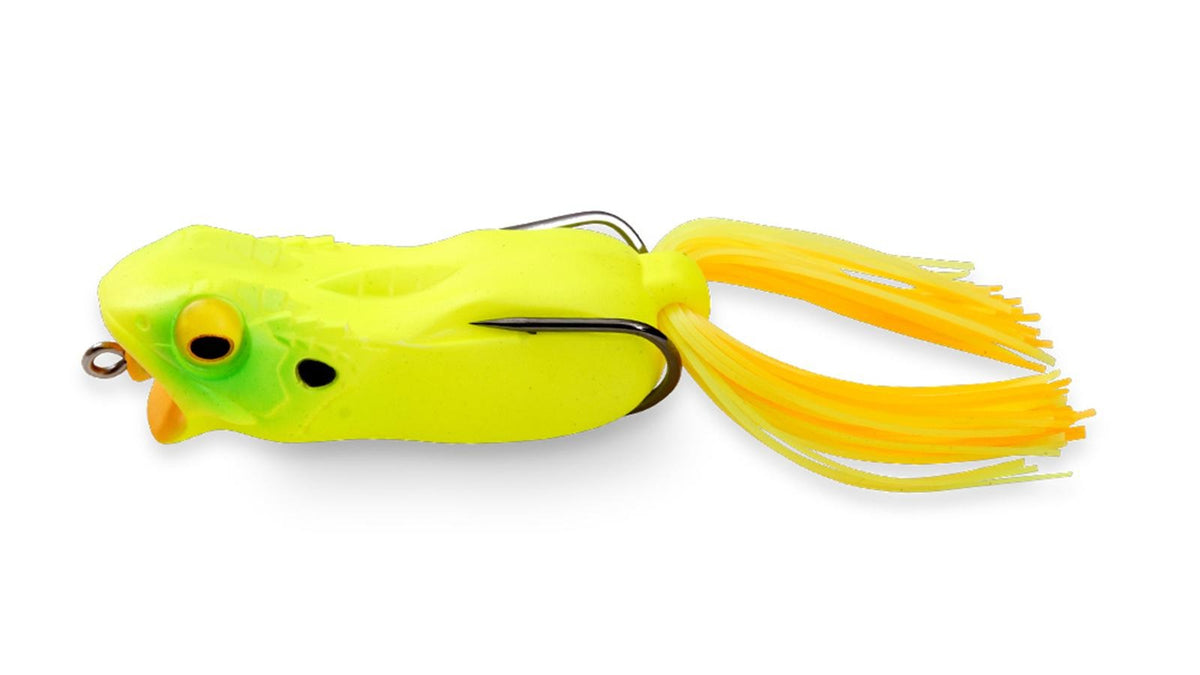 Topwater Frog Lure for Bass Fishing - 2 Inch Hollow Body Soft Plastic