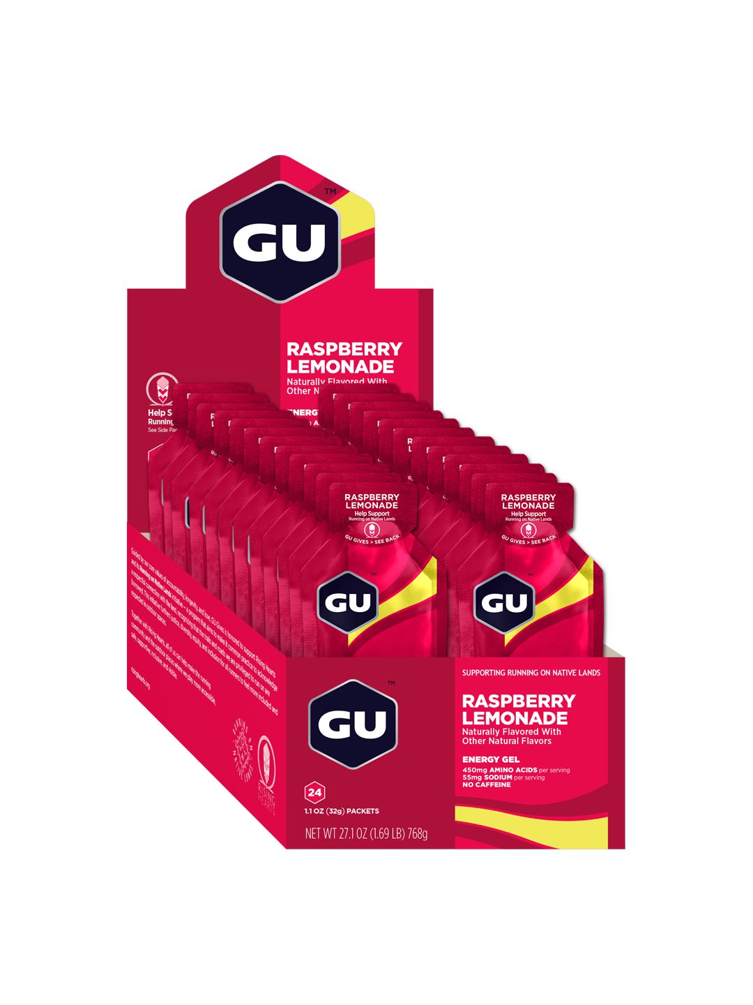 Energy Gel Pack of 24 for Sports & Training - Portable Carbohydrate