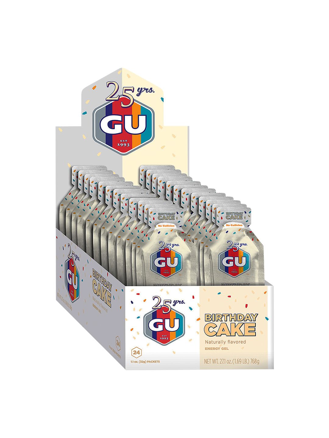 Energy Gel Pack of 24 for Sports & Training - Portable Carbohydrate