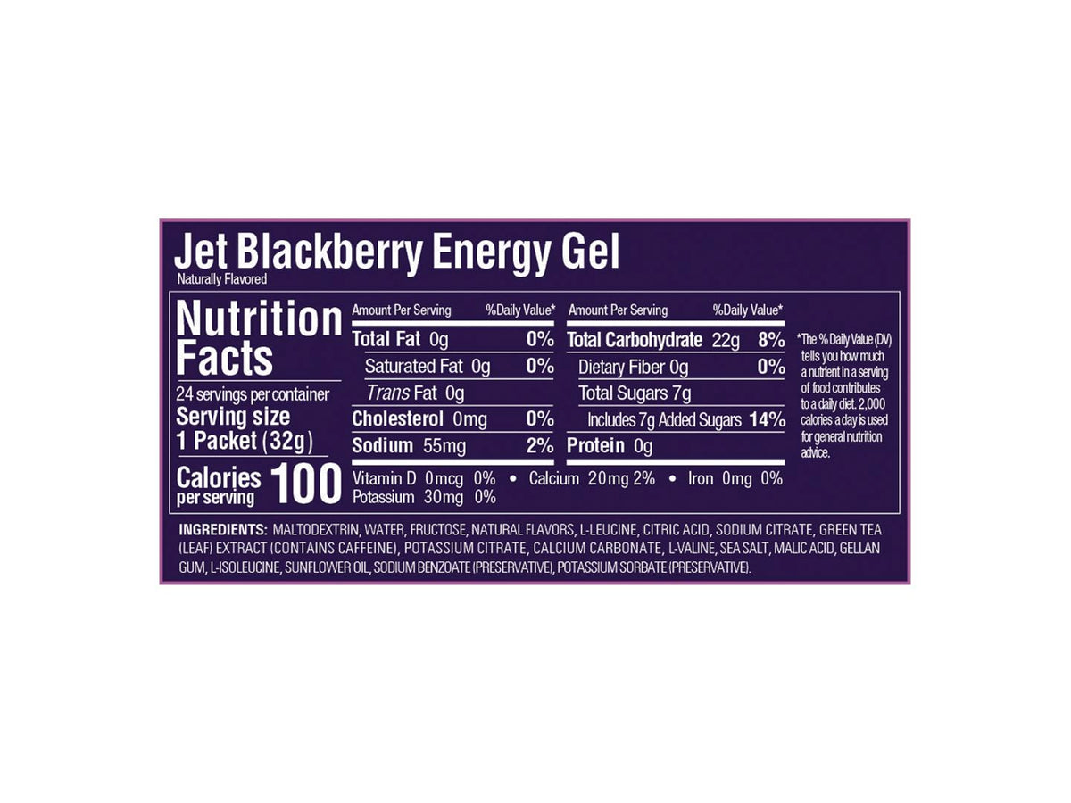 Energy Gel Pack of 24 for Sports & Training - Portable Carbohydrate