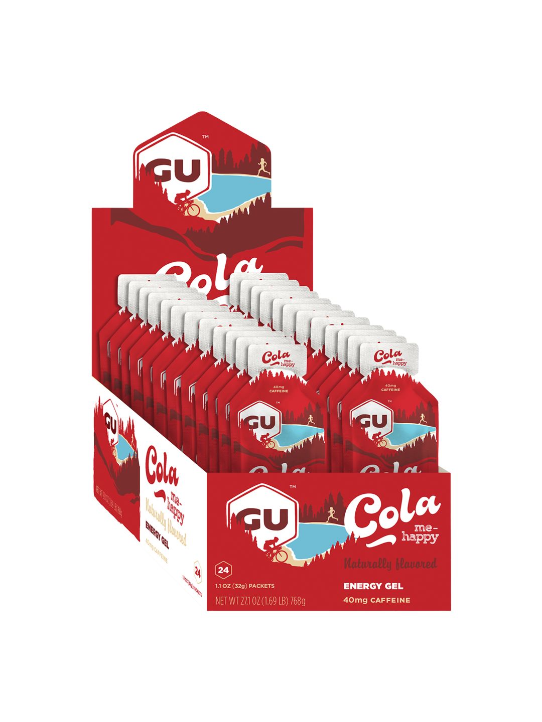 Energy Gel Pack of 24 for Sports & Training - Portable Carbohydrate