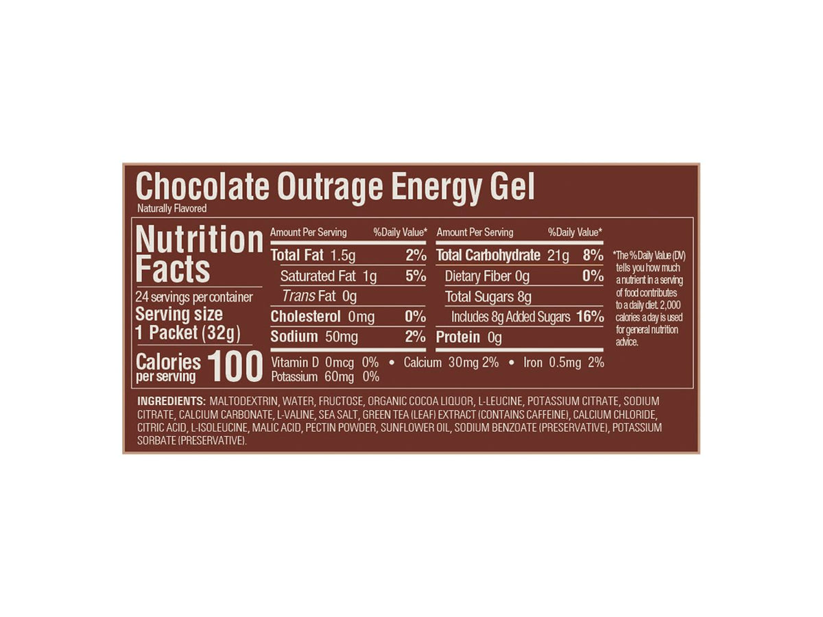 Energy Gel Pack of 24 for Sports & Training - Portable Carbohydrate
