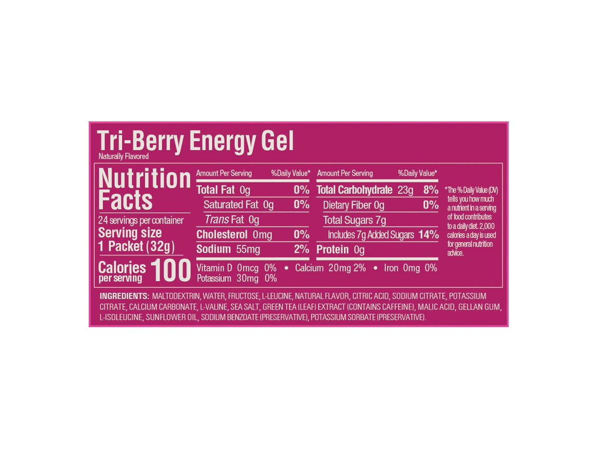 Energy Gel Pack of 24 for Sports & Training - Portable Carbohydrate