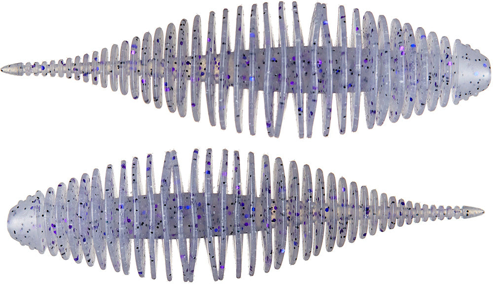 Fishing Soft Plastic Bait 3.8 Inch Bellows Shad for Jigs & Trailers