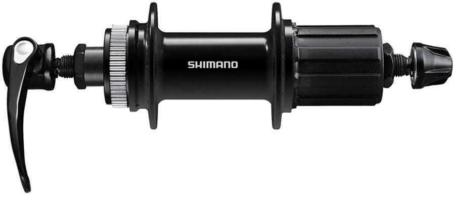 Shimano Deore Rear Hub - 135mm QR, Center-Lock Disc, HG10, Black