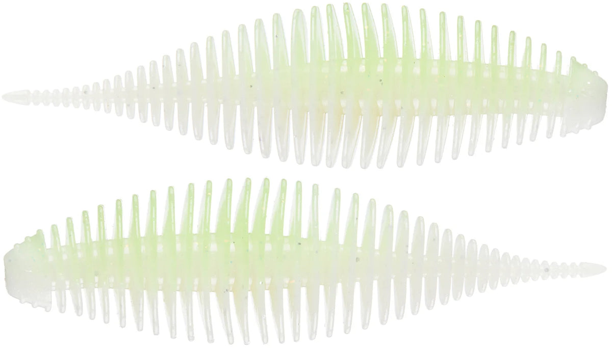 Fishing Soft Plastic Bait 3.8 Inch Bellows Shad for Jigs & Trailers
