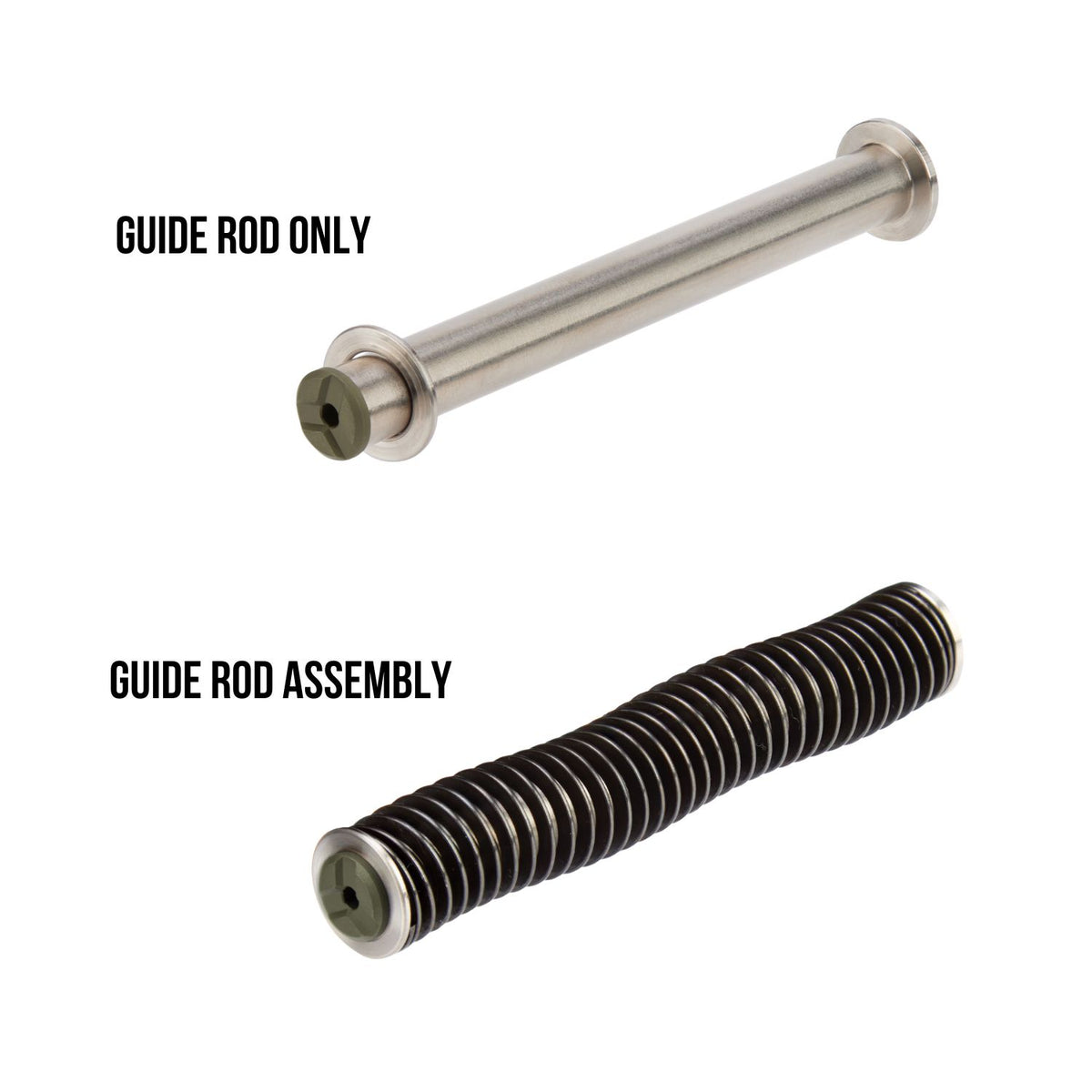 Heavyweight Stainless Steel Guide Rod Assembly for Walther PDP & PPQ