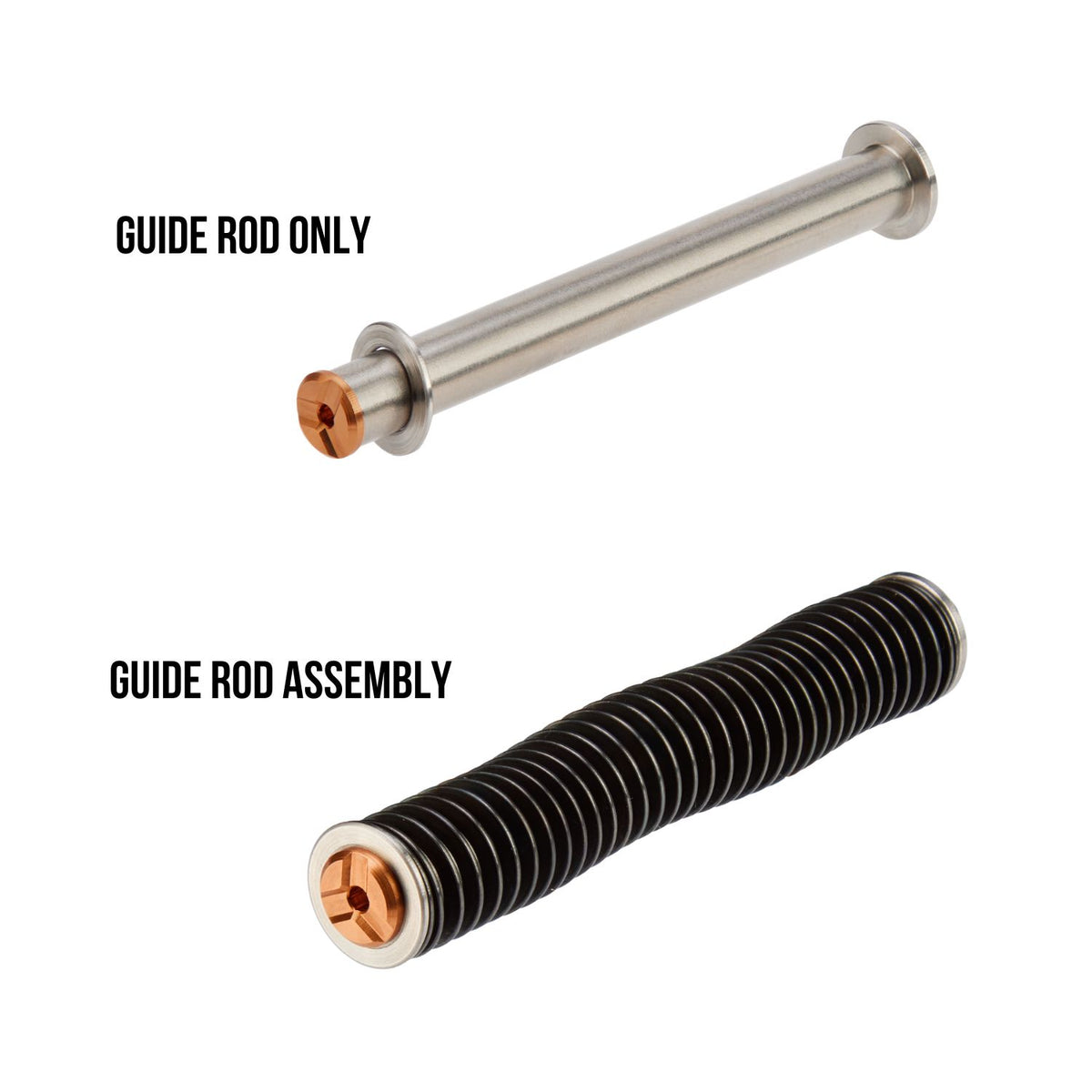 Heavyweight Stainless Steel Guide Rod Assembly for Walther PDP & PPQ